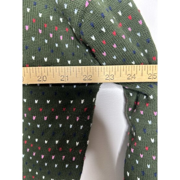 Lands’ End Drifter Sweater Women’s Green Muti Color Knit Crew Neck Plus Size 1X - Picture 6 of 6